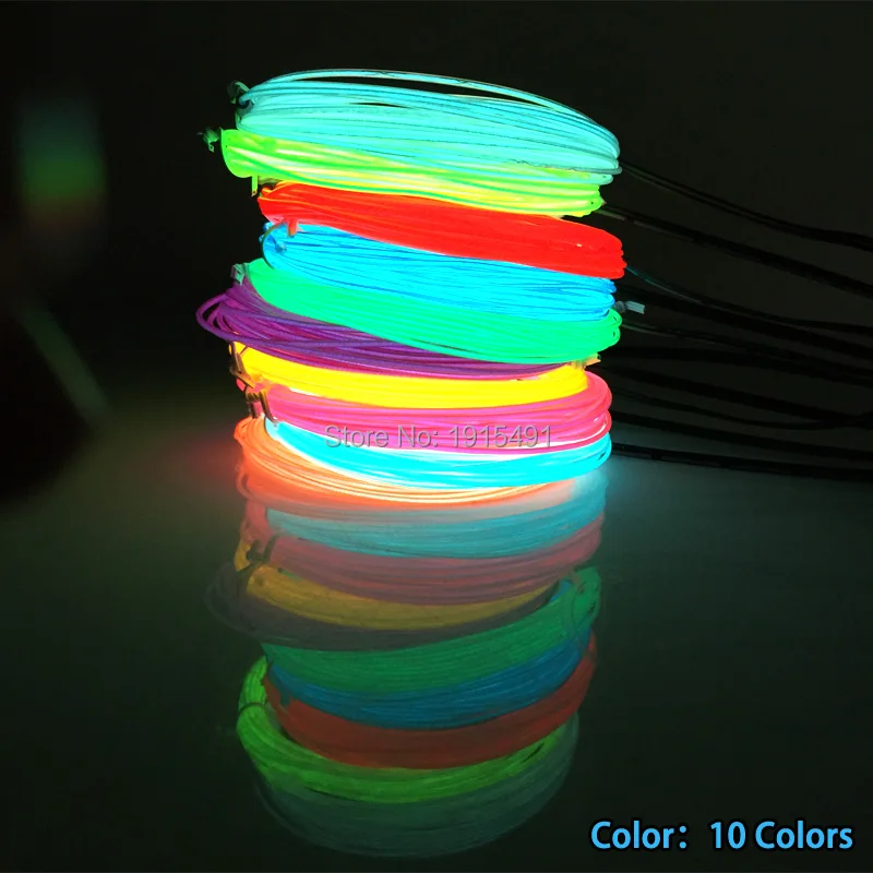 Гибкая светодиодная неоновая проволока 1 3 мм 10 м|wire led|lights for decorationled lights decoration |
