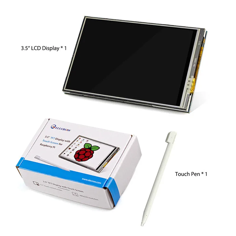 2015 Новый! Raspberry Pi LCD модуль 3 5 дюймовый 320 * 480 TFT сенсорный экран "дисплей для B + - Фото №1