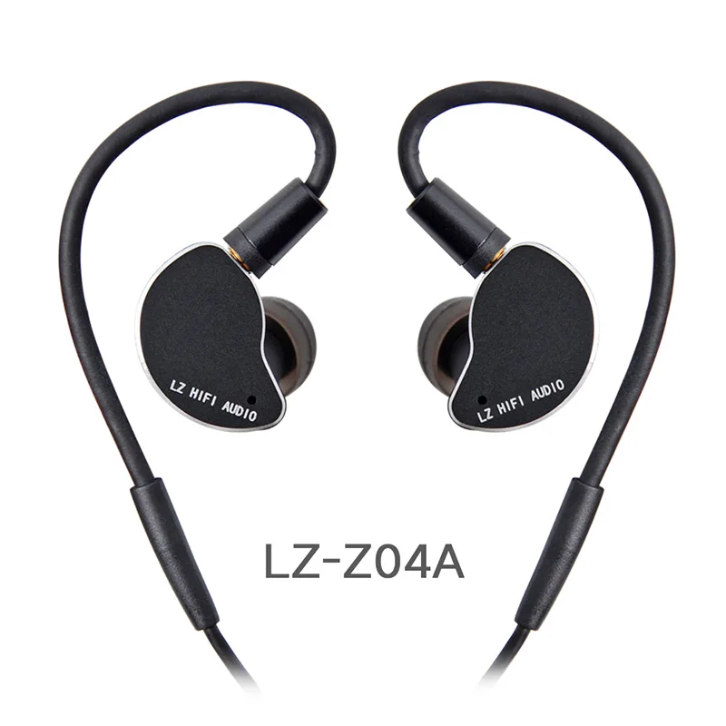 Наушники вкладыши LZ Z04A с динамическим приводом металлические наушники IEM Hi Fi