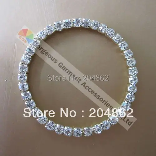 20 шт./лот 57 мм Серебряный/Золотой Чешский горный хрусталь пряжка со стразами с SS16