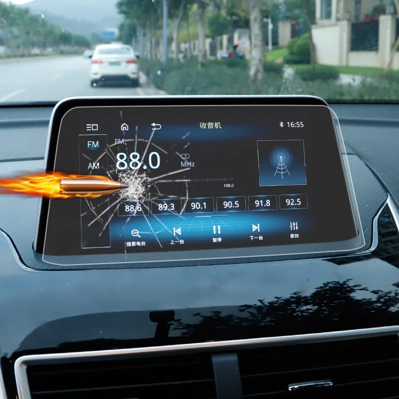 Аксессуары для стайлинга автомобилей gps навигация Закаленное стекло протектор экрана 1 шт. для Mitsubishi Eclipse Cross