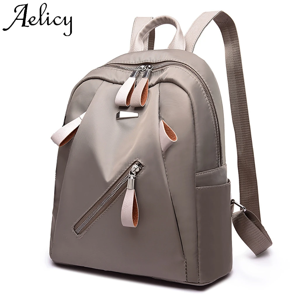 Aelicy, женская сумка для путешествий и отдыха, подходящая по цвету, рюкзак, Студенческая сумка, Высококачественная однотонная сумка, простой карман для телефона