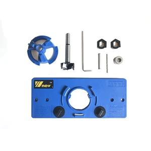 Набор направляющих для сверления и сверления, шарнир 35 мм в стакан, для деревообработки