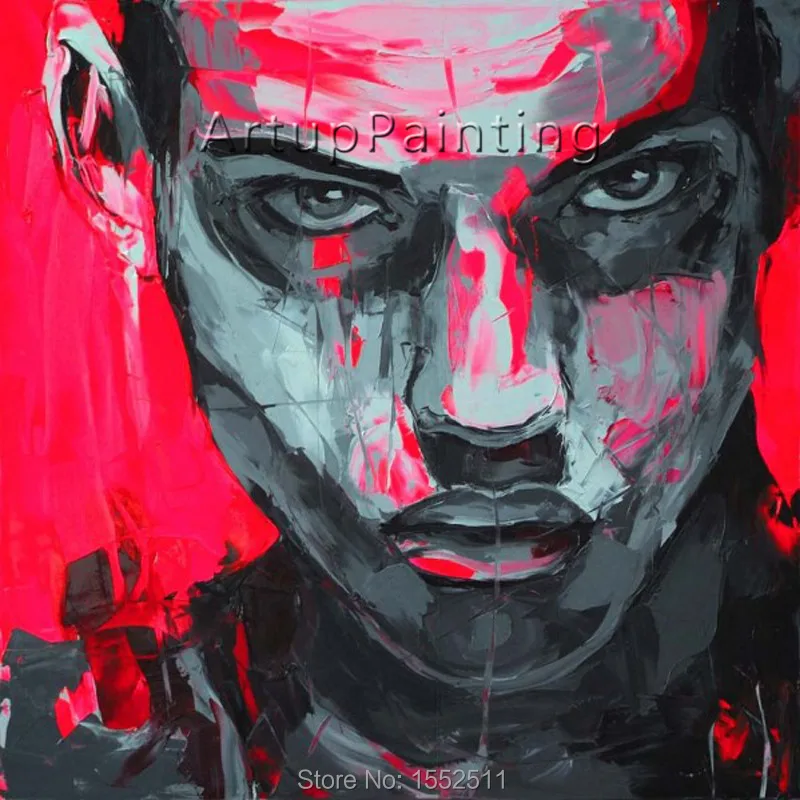 Палитра с ножом картина для портрета нож масляная живопись на лице фигурка