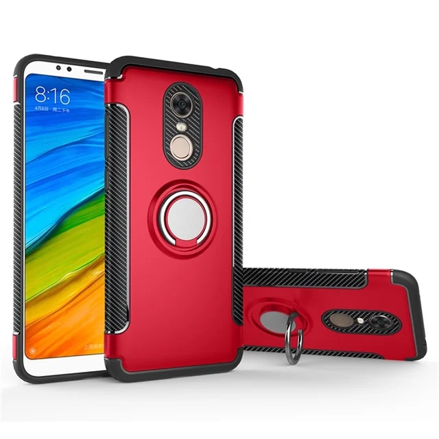 Red Противоударный защитный чехол для Red mi 5 Plus Note 5 из силикона ТПУ+ PC задняя крышка для Xiao mi 9 mi 9 SE mi 8 mi 8 Lite A2 на PocoPhone F1 - Цвет: Red
