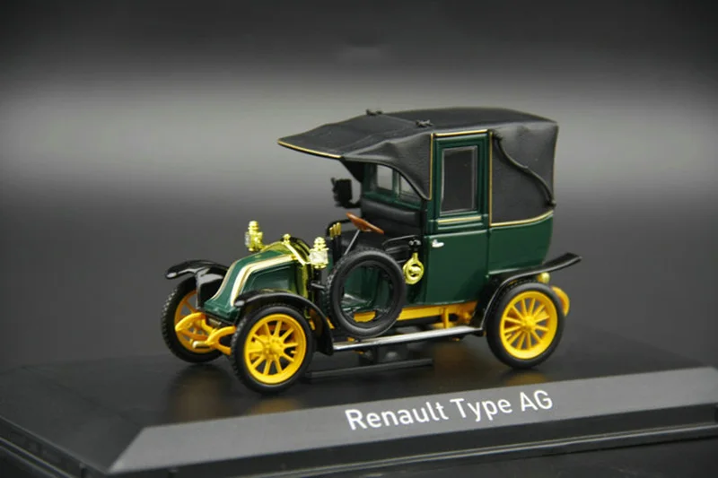 1:43 Ретро моделирование Renault Тип AG Классическая коллекция модель автомобиля сплав
