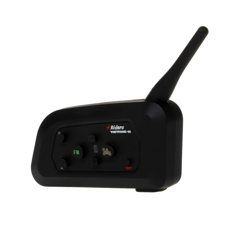 

VNETPHONE 1200m Bluetooth Motorcycle Bike Interphone 4 Riders Headset Speaker Helmet Intercom Headphone For Football Referee