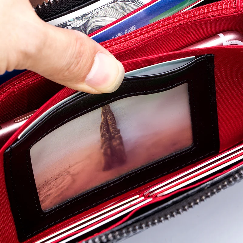 Европейский и американский стиль женские винтажные Ретро кошельки Длинный