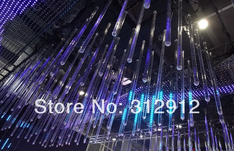 5 шт длина 2 М длинные DMX512 360 градусов 3D светодиодный цифровой Метеор dmx