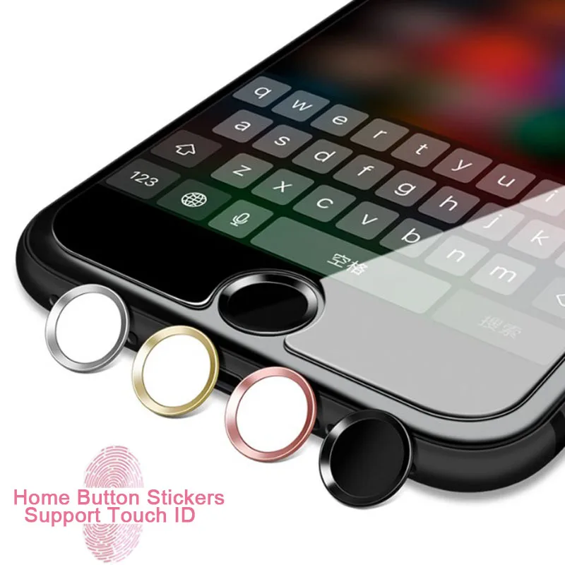 Наклейка из алюминиевого сплава для iPhone 6/6S/7 Plus с функцией распознавания