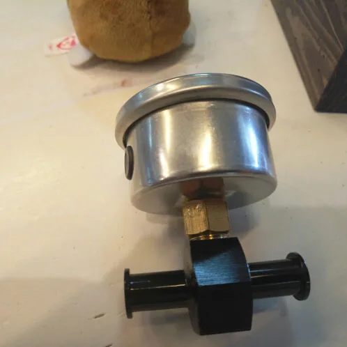 WLR RACING топливный азотный манометр т Универсальный адаптер 3/8 &quotшланг с 1/8&quot