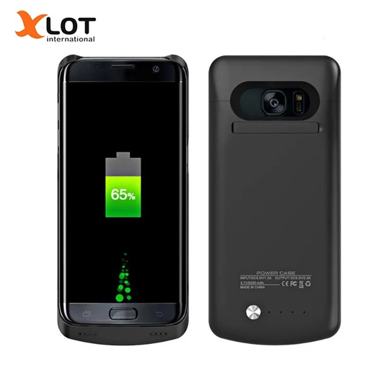 Xlot чехол для зарядного устройства Samsung galaxy S7 Edge 4200/5200 мАч внешнего аккумулятора