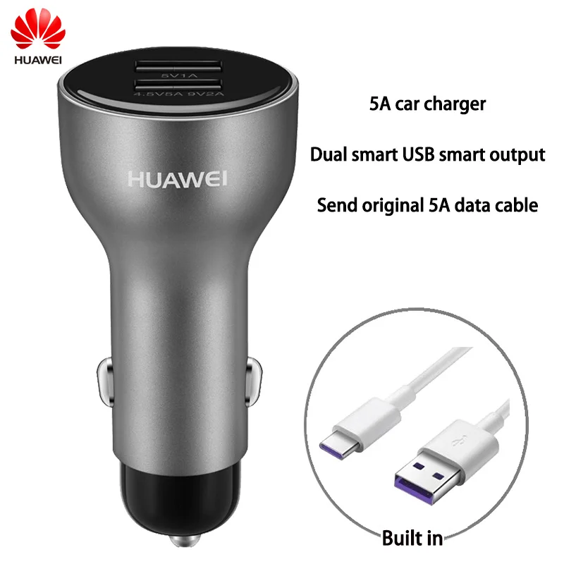 Huawei быстрое автомобильное зарядное устройство SuperCharge Max 22 5 Вт 40 QuickCharge 18 Быстрая