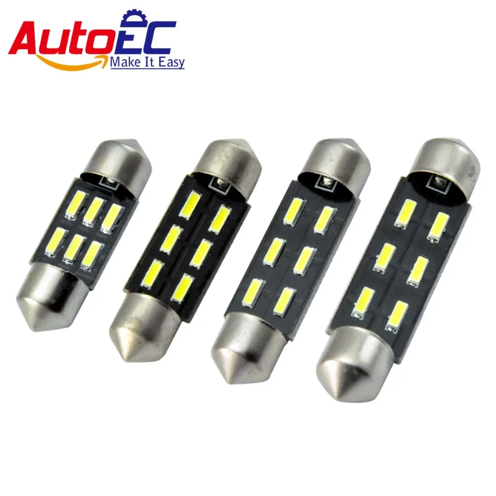 C5W 4014 6SMD Canbus 36 мм Автомобильная гирлянда купол двери лампы для чтения 2шт #