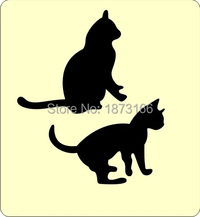 

Cats label scrapbooking/paper craft die cutters 15.8mm thick