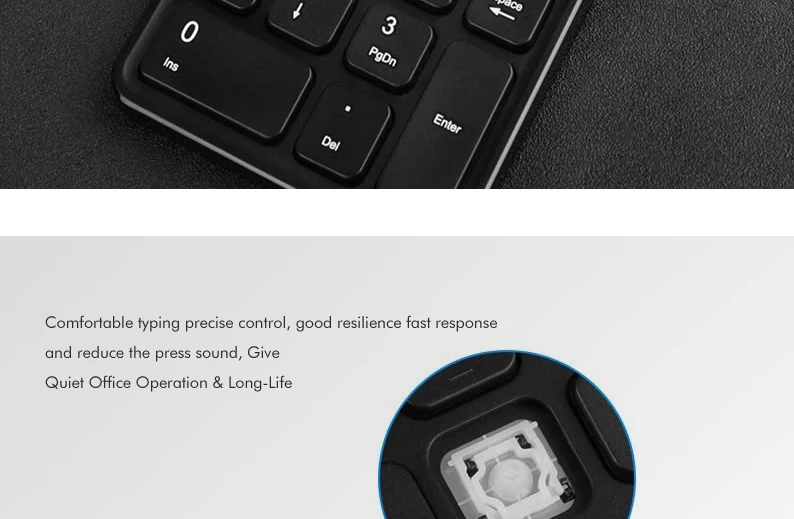 B. O. W портативная тонкая маленькая цифровая клавиатура, 18 клавиш USB Bluetooth Беспроводная мини цифровая клавиатура для ноутбука Настольный ПК ноутбук