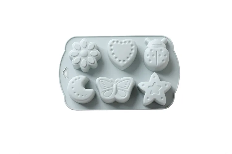 1 шт. формы для выпечки лунный Жук украшение Силиконовая Форма Fondant (сахарная)