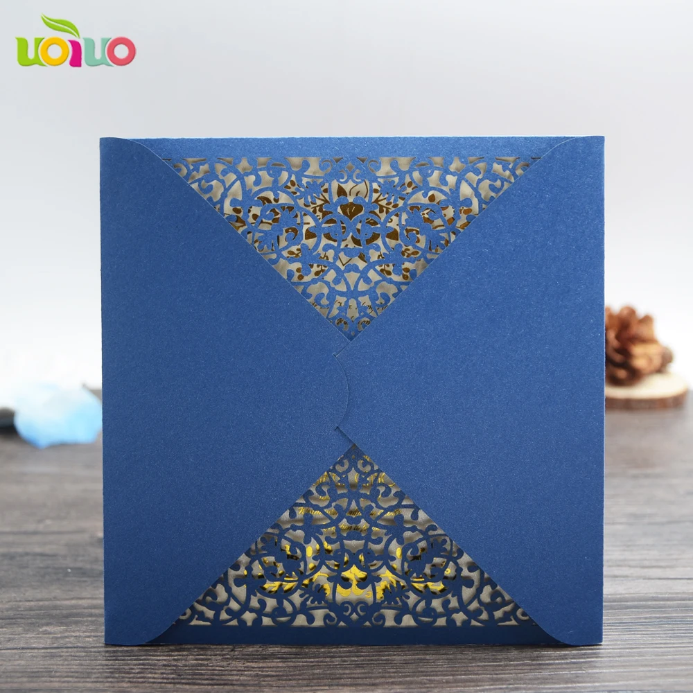 

10pcs Laser Cut Invitation Cards for Wedding Decoration with Insert (Printing Need Extra Cost) INC067