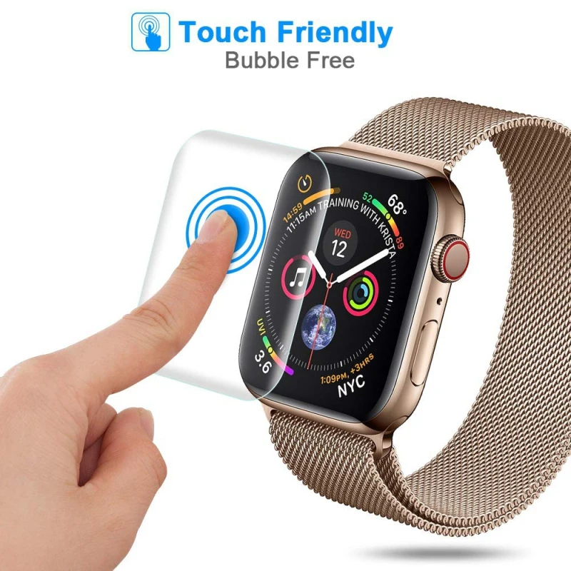 Защитная пленка для экрана с полным покрытием для iWatch 4 40 мм 44 мм Гидрогелевая Защитная пленка для Apple Watch 3 2 5 38 мм 42 мм(не стекло
