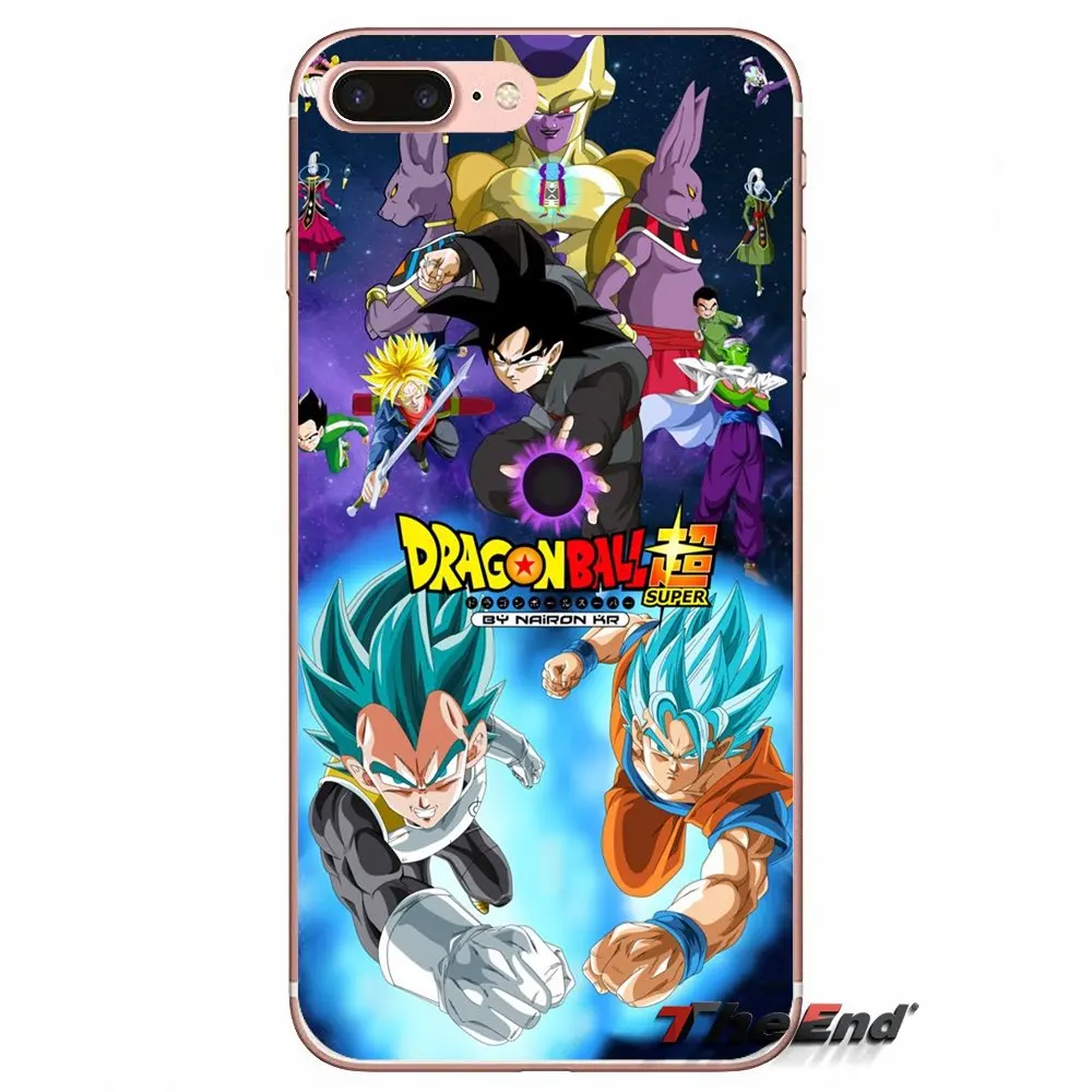 Для Apple iPhone X 4 4S 5 5S SE 5C 6 6s 7 8 плюс Dragon Ball Супер z плакат мягкий прозрачный чехол |