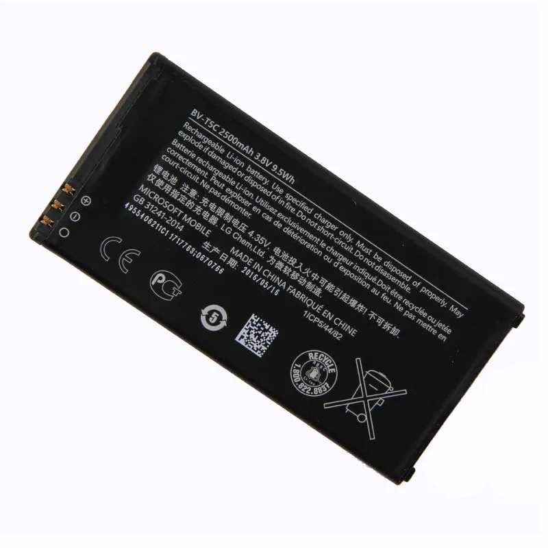 Оригинальный аккумулятор большой емкости для телефона Nokia Lumia 640 RM 1113 1073 Dual 1077 BVT5C