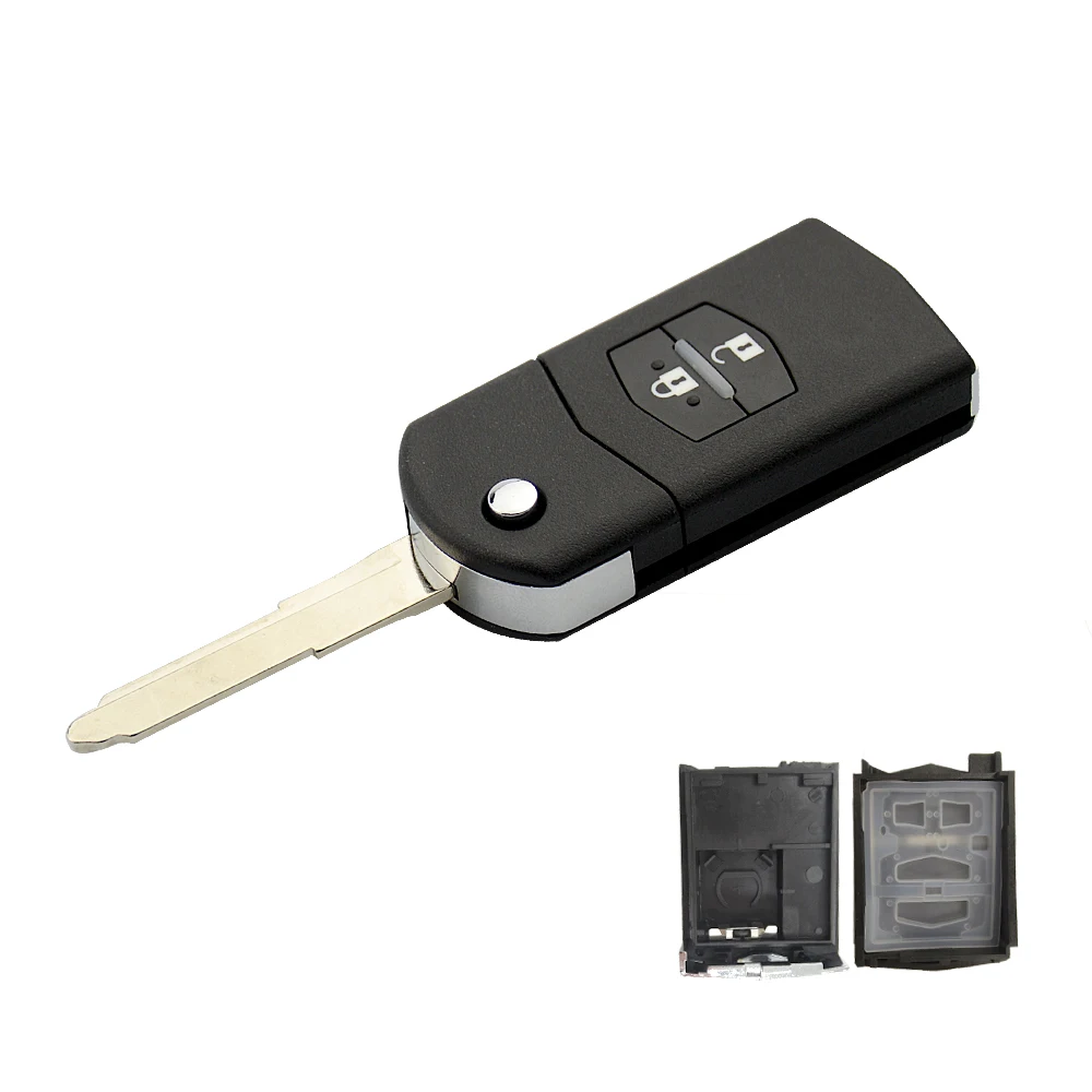 Складной чехол для автомобильного ключа с 2 кнопками OkeyTech Сменный Чехол