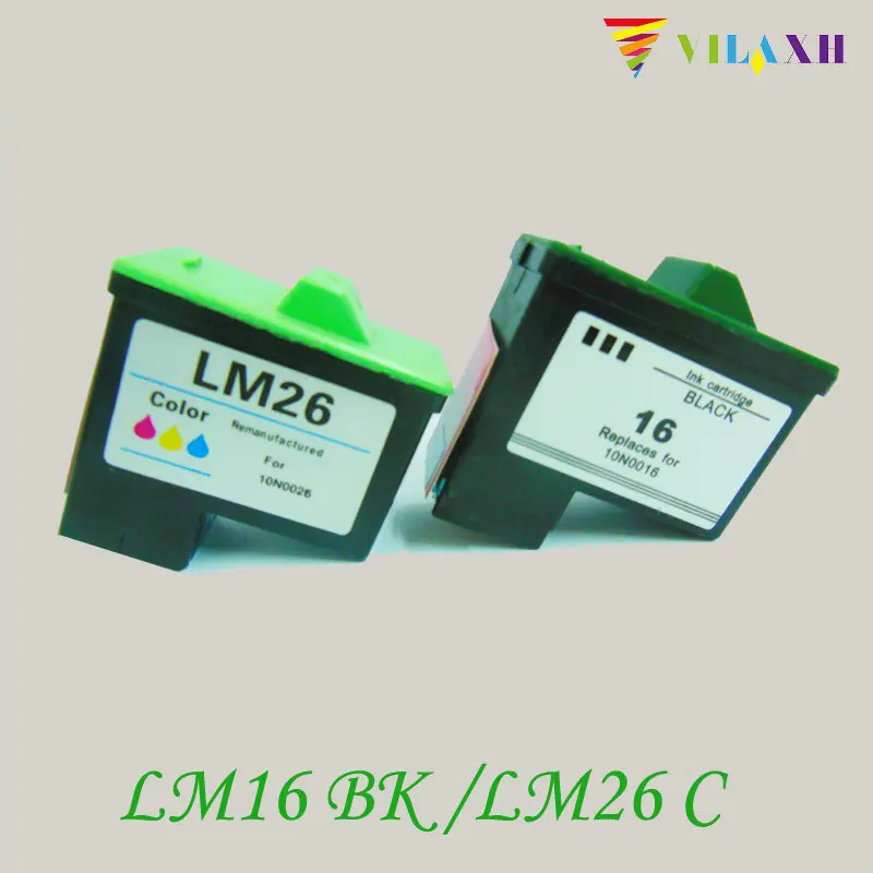 2 катриджа №16 и №26 для Lexmark Z13 Z23 Z25 Z33 Z35 Z513 Z515 Z603 Z605 Z611 Z615 Z617 Z645 X2250 X74 i3|lexmark 23