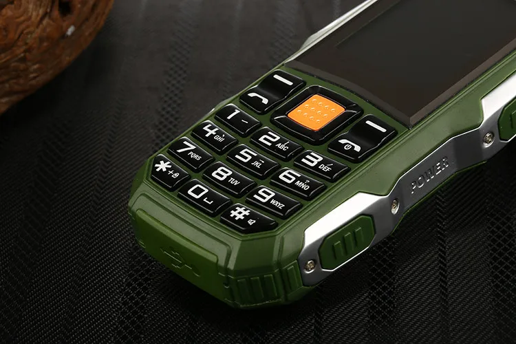 Прочный мини мобильный телефон с двумя sim-картами FM MP3 MP4 Русская кнопка большой звук дешевый телефон калькулятор фонарик