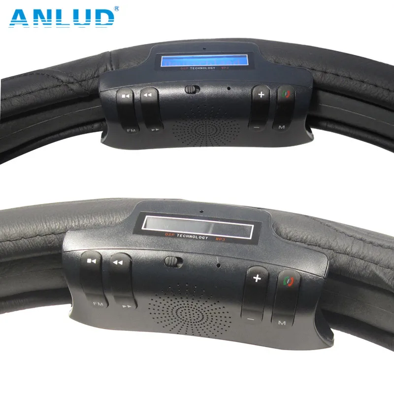 Руль Bluetooth гарнитура для авто тонкий громкой связи TF карты ЖК-дисплей Дисплей имя