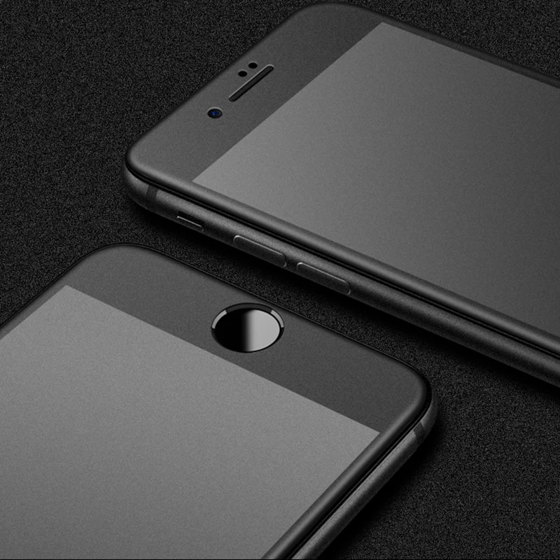Gourde матовое 5D закаленное стекло для iPhone 7 8 plus полное покрытие защита экрана 9H 6 от