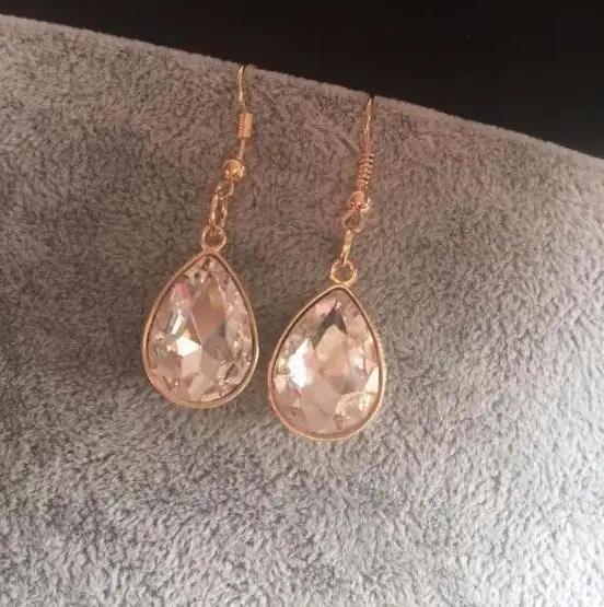 ED 0148 элегантные черные и Гламурные Кристальные полностью овальные