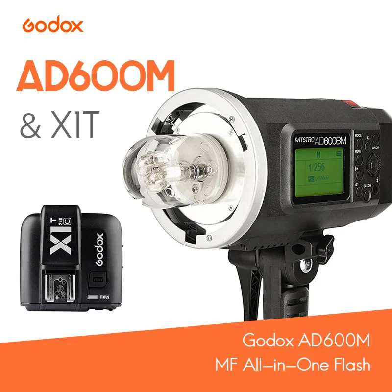 Godox AD600M MF HSS литиевая батарея все в одном вспышка для Bowen/Godox крепление + X1T триггер