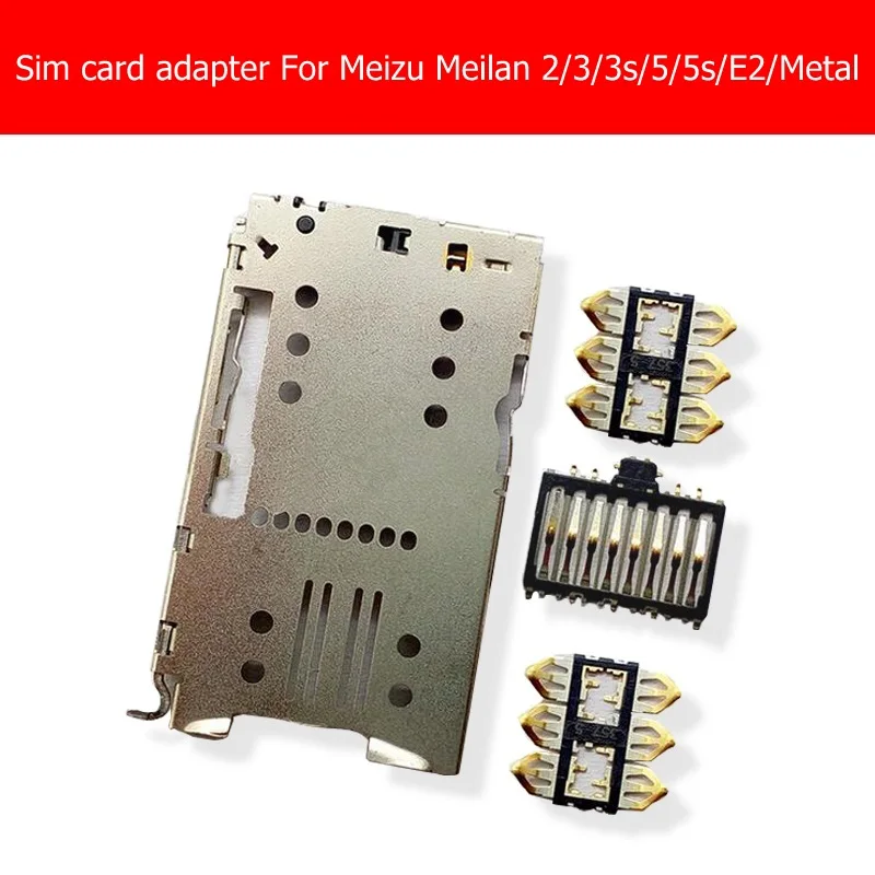 Гнездо адаптера для sim-карты Meizu Meilan 2/3/3s/5/5s/ES/Metal/X5 pro держатель чтения sim-карт +