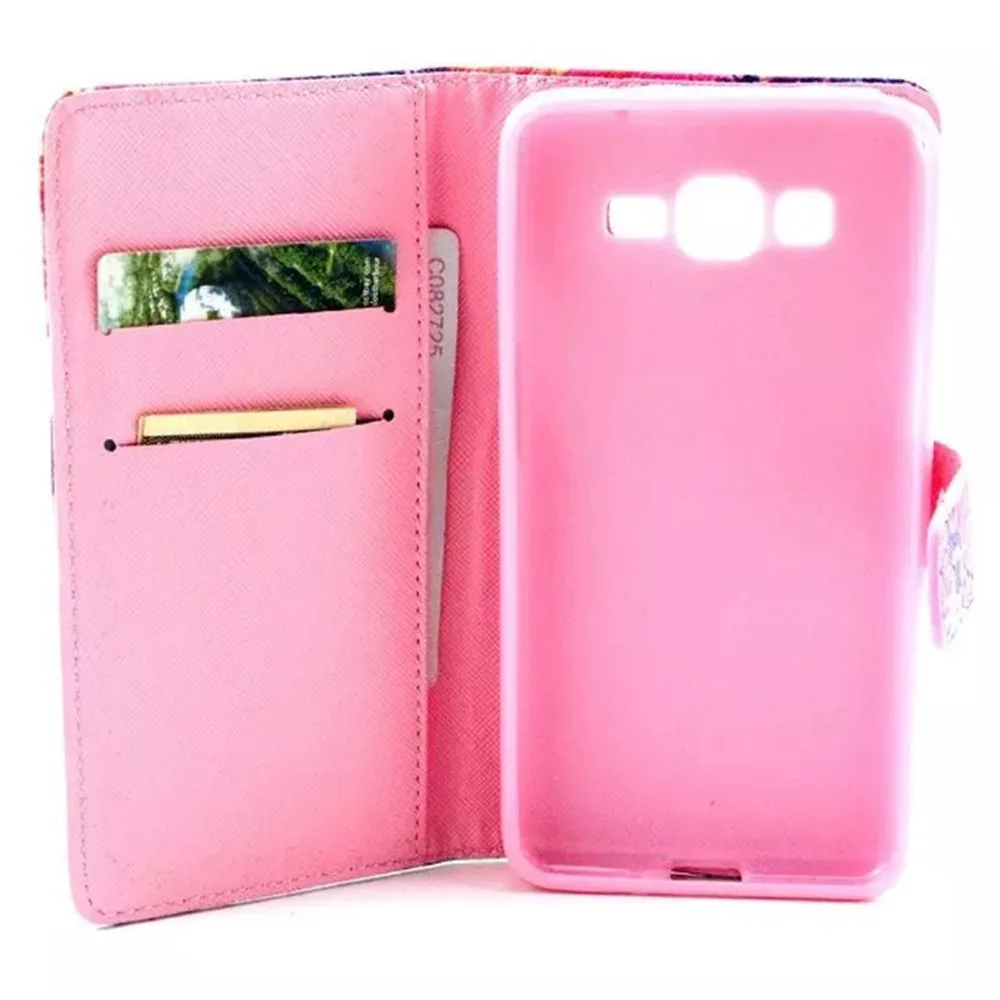 Filp Кожаный Чехол case Для Samsung Самсун Grand prime G530 Кошелек Стенд Книга Стиль ТПУ PU Leather