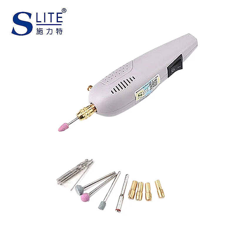 Silte Dremel стиль Новая Мини электрическая дрель DIY роторный инструмент гравировка наждачная бумага Мини дрель электрические вращающиеся электроинструменты