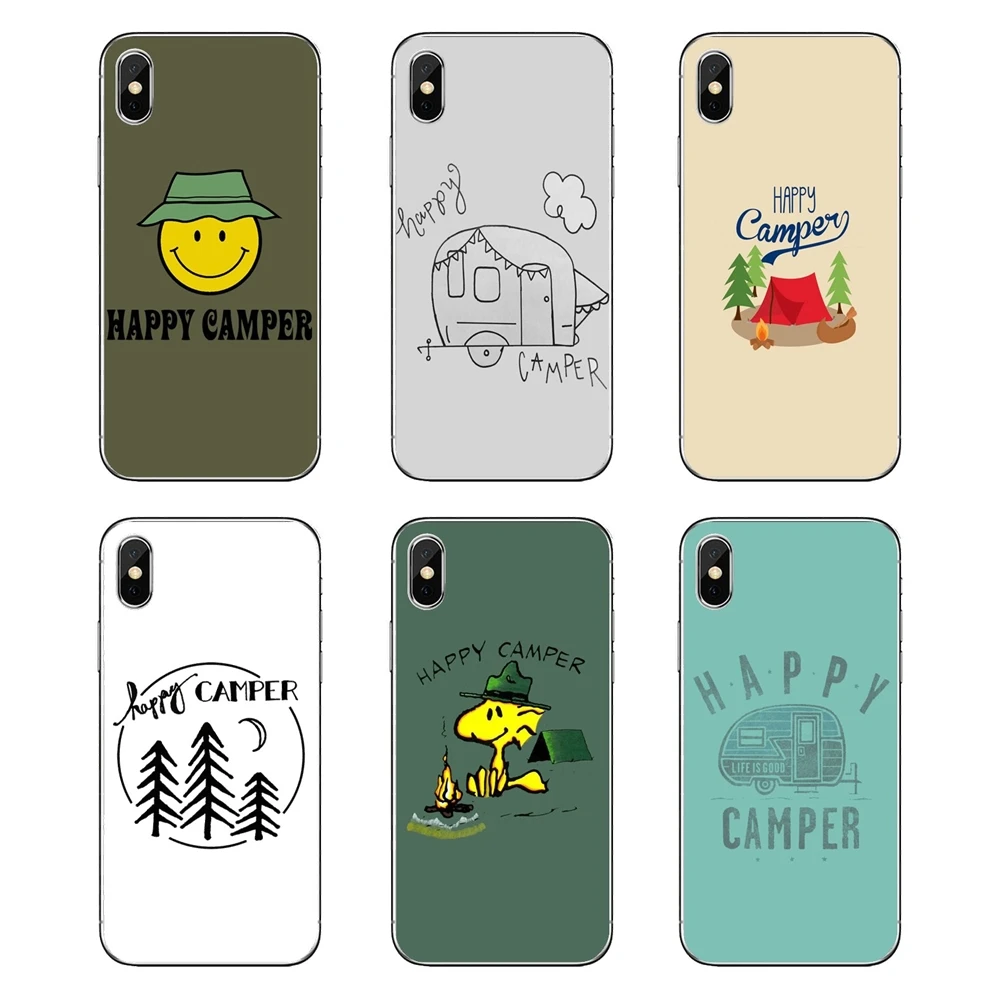 Красочные Happy Camper Pastel Poster мягкие прозрачные чехлы для LG G7 Q6 Q7 Q8 Q9 V30 X Power 2 3 OnePlus 3T 5T 6T