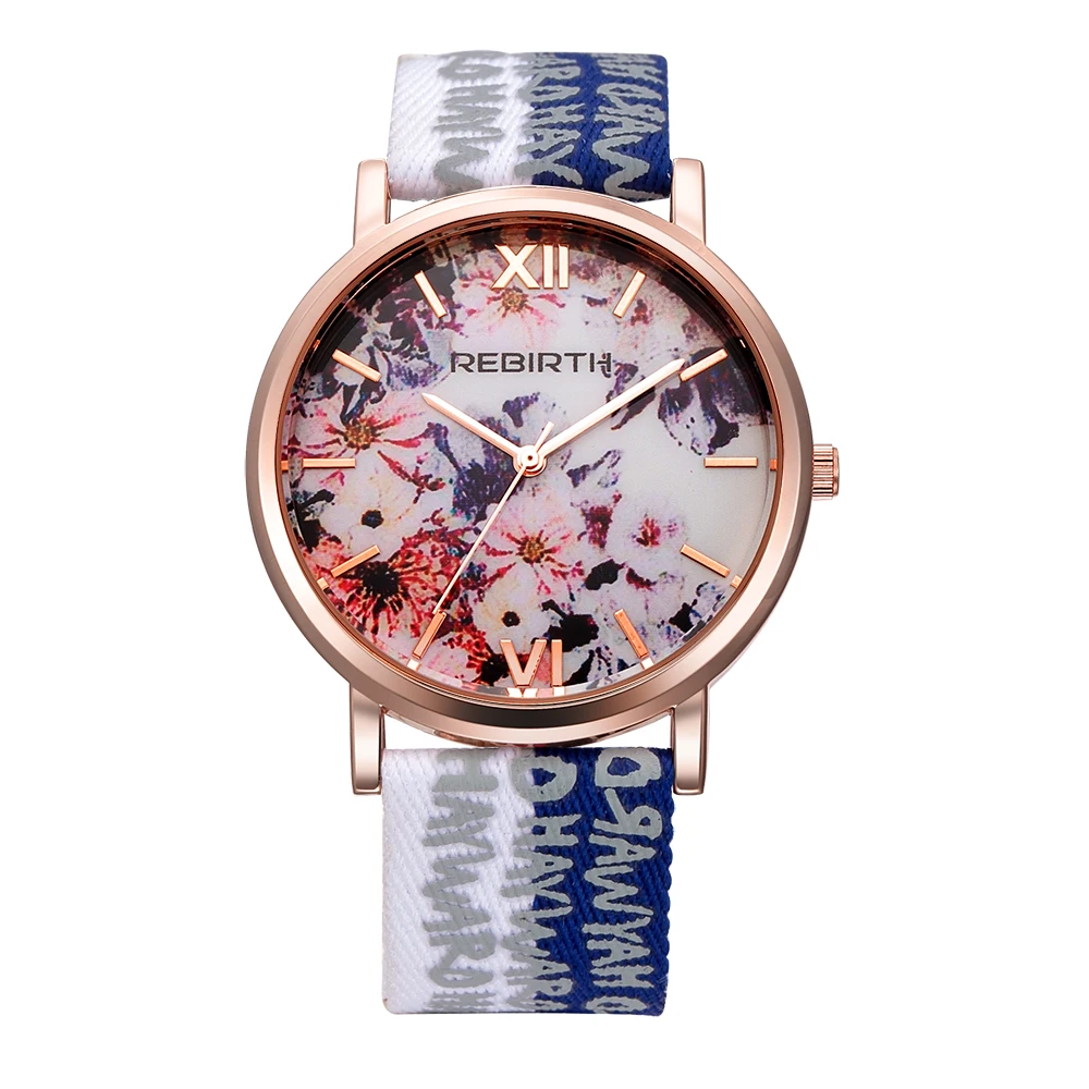 

Fashion REBIRTH Brand Women Watch luxury Casual Unique Ladies Wrist watches leather quartz waterproof Stylish relogio feminino
