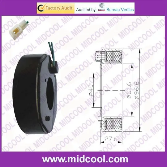 Авто ac компрессора катушка сцепления для DENSO 10 pa/7SBU 24 В|coil denso|coil 24vcoil compressor |