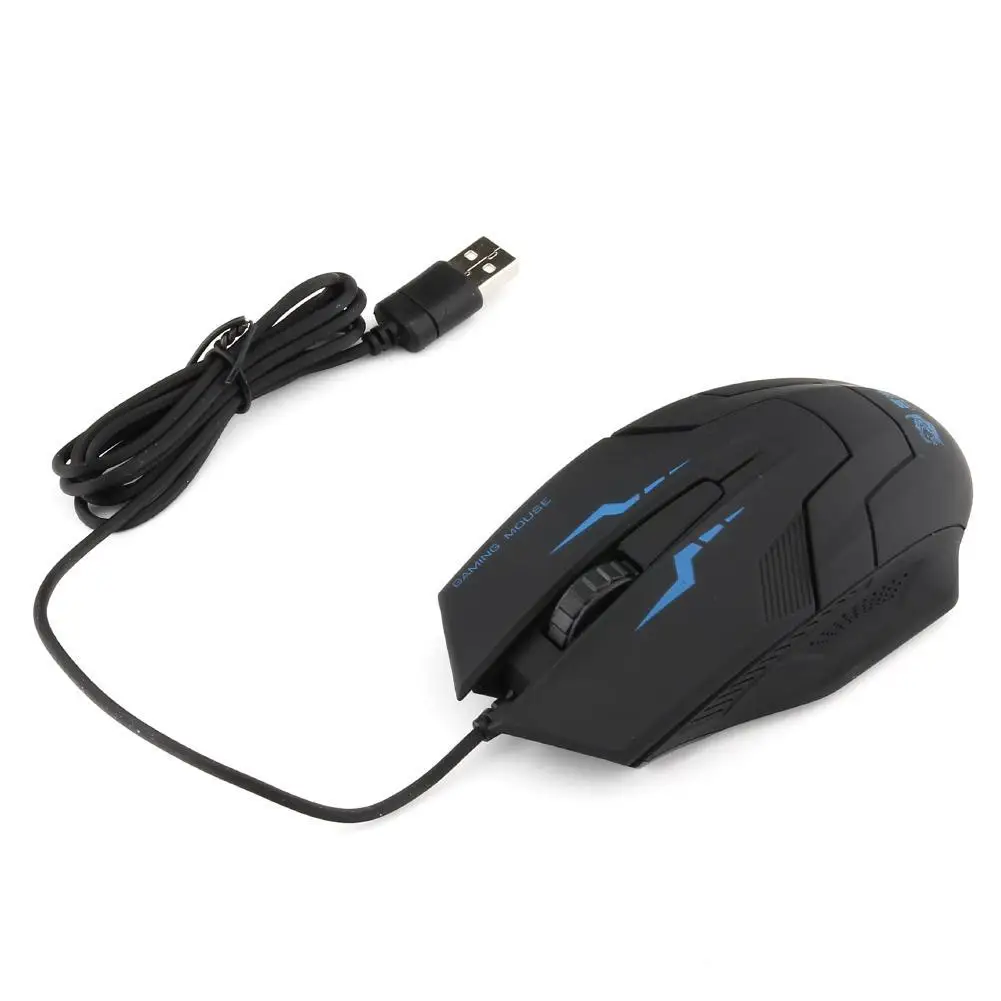USB 2 0 Проводная 3D оптическая светодиодная игровая мышь X5 1600 точек/дюйм для