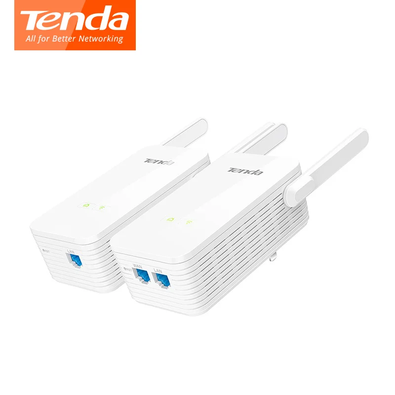 Tenda PH15 1000 м Гигабитный беспроводной Wi Fi сетевой адаптер расширитель Комплект