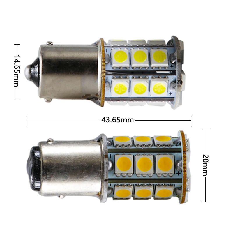 S25 P21W 1156 BA15S 1157 BAY15D Светодиодные фонари Canbus 3 Вт 12 В 24 в авто лампы грузовые задний