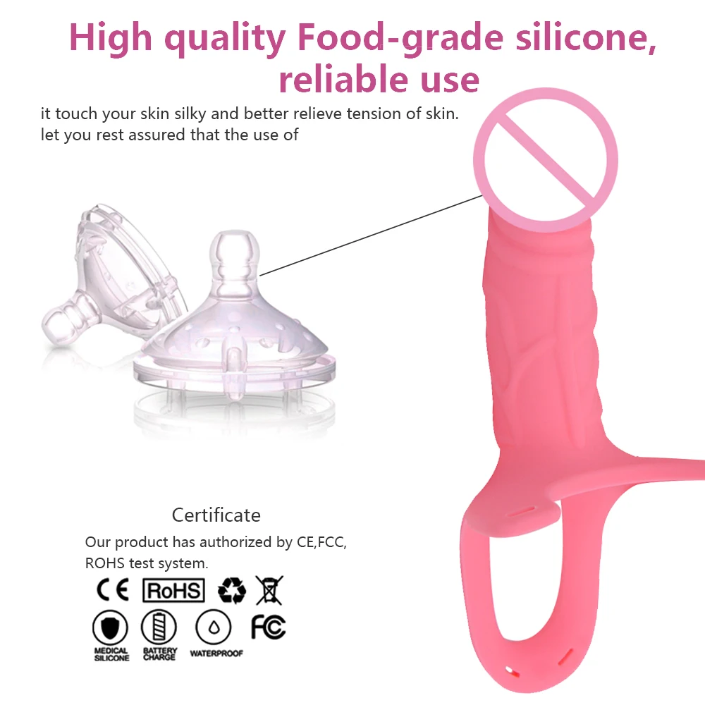 Полый дилдо страпон секс игрушка пенис для взрослых удлинитель эластичный
