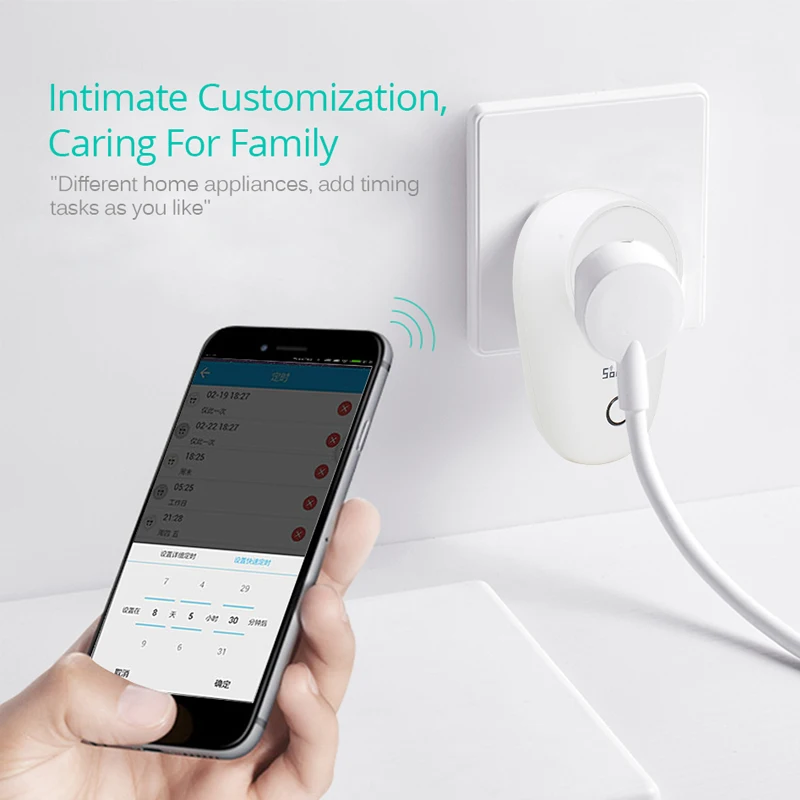 Умная штепсельная вилка SONOFF S26 US/UK/CN/AU/EU Wi Fi светильник таймер на выходе 220 В