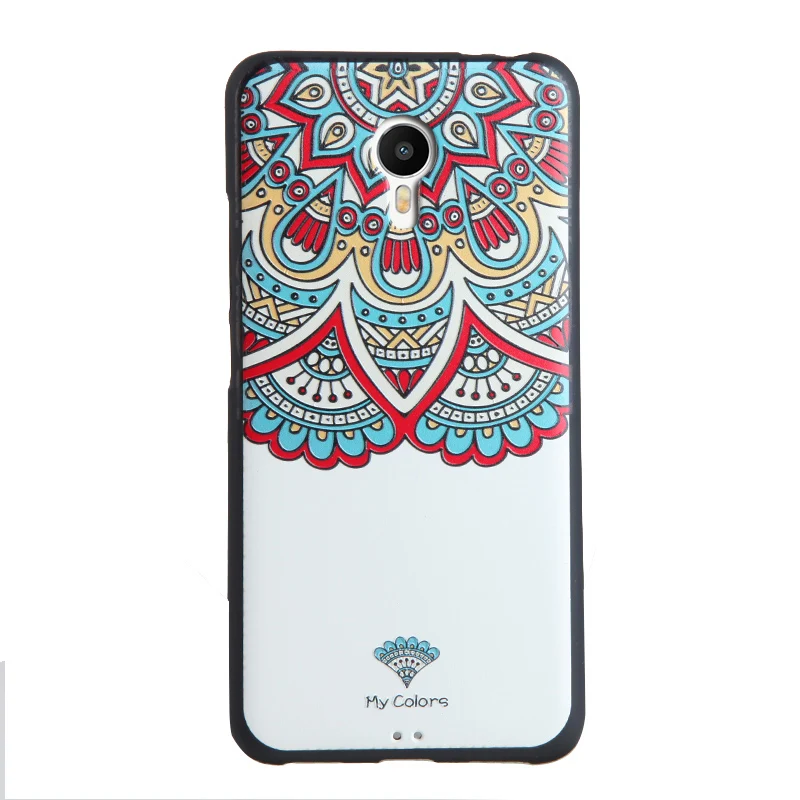 IVCE Для Meizu Note3 случае 3D Рельефа живопись мягкая Кремния задняя крышка для экран
