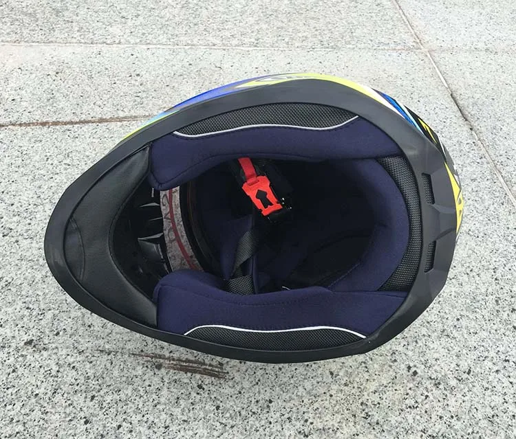 New motorcycle helmet with dual - lens cross country racing bike thermal running full fast ship | Автомобили и мотоциклы