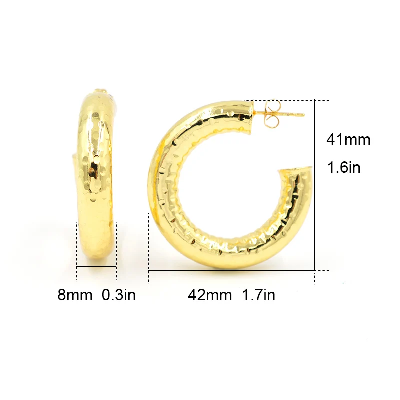 Sunny Jewelry большие круглые серьги-кольца для женщин медная фурнитура ювелирных