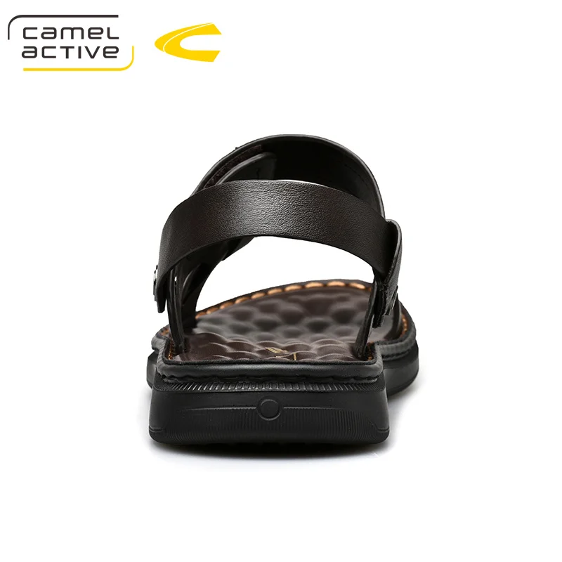 Мужские повседневные пляжные сандалии Camel Active коричневые брендовые слиперы из