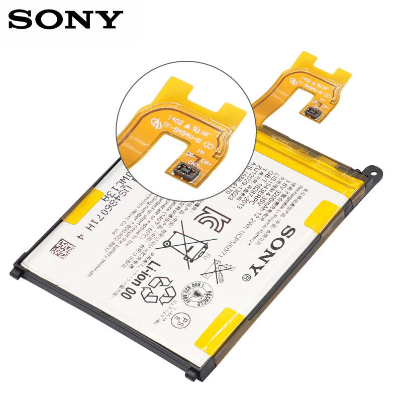 Оригинальный аккумулятор для телефона Sony LIS1543ERPC Xperia Z2 L50w Sirius SO-03 D6503 D6502 3200 mAh