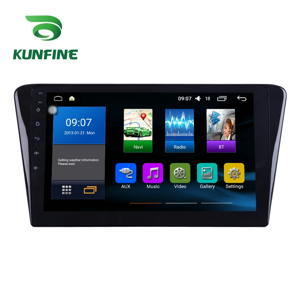 Восьмиядерный 1024*600 Android 7 1 автомобильный DVD gps навигации игрока Deckless стерео для
