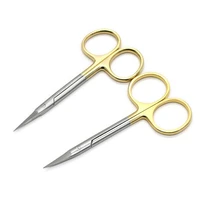 tiangong stainless steel gold handle double eyelid scissors elbow surgery scissors 10cm 9 5cm